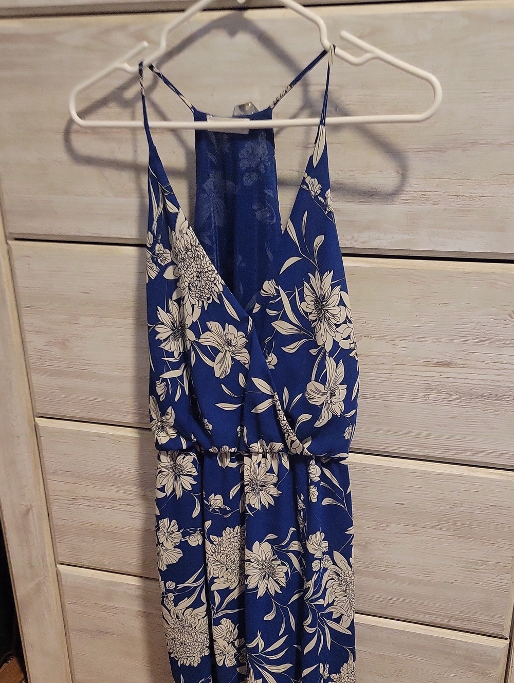 Blue Floral Maxi